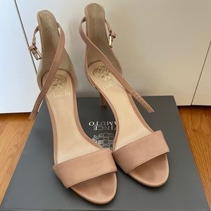Vince Camuto Nude Heel Sandals